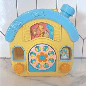 Vintage 1980 Tomy Busy Bungalow Musical Crib Activity Toy